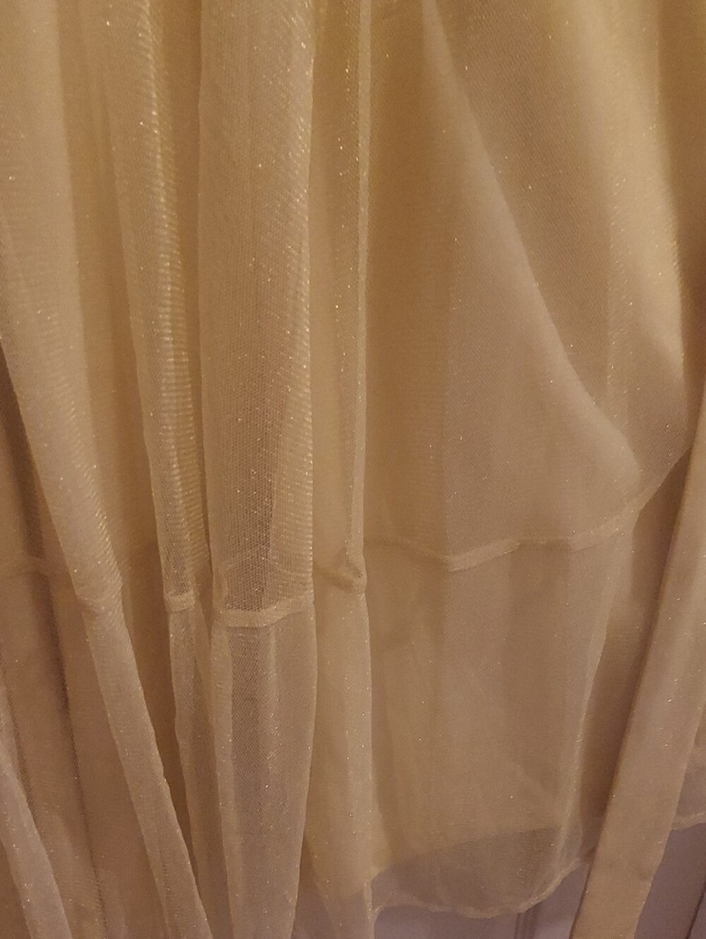 torrid Pale Gold Sleeveless Tiered Midi Dress - Picture 5 of 8